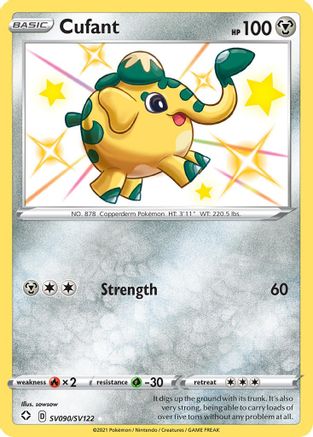 Cufant - 090/122 - Shiny Holo Rare