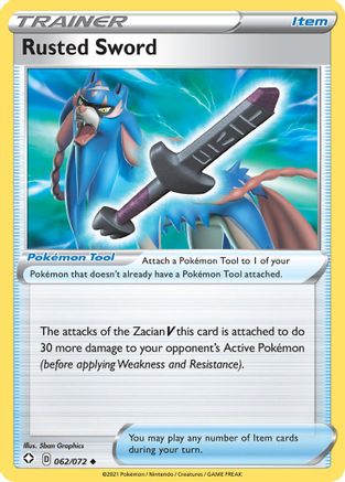 Rusted Sword 062  - Reverse Holofoil  - Uncommon