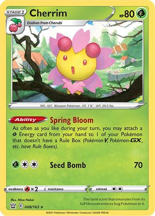 Cherrim 008  - Holofoil  - Holo Rare