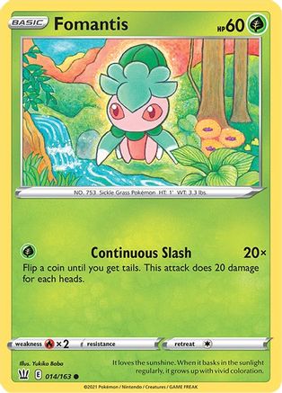 Fomantis 014  - Reverse Holofoil  - Common