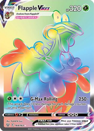 Flapple VMAX (Secret) 164  - Holofoil  - Secret Rare