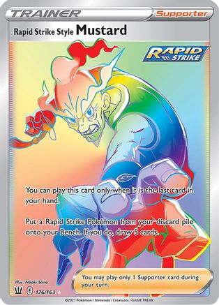 Rapid Strike Style Mustard (Secret) 176/163  - Holofoil  - Secret Rare