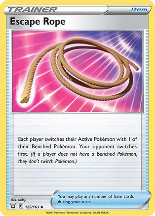 Escape Rope 125  - Reverse Holofoil  - Uncommon