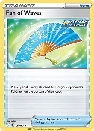 Fan of Waves 127/163  - Reverse Holofoil  - Uncommon