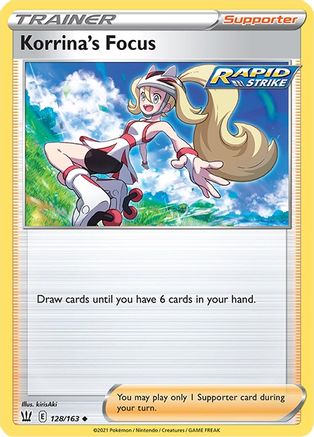 Korrina's Focus 128  - Reverse Holofoil  - Uncommon