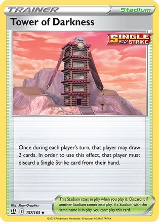 Tower of Darkness 137/163  - Reverse Holofoil  - Uncommon