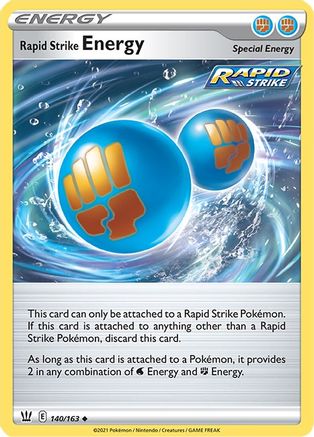 Rapid Strike Energy 140  - Reverse Holofoil  - Uncommon