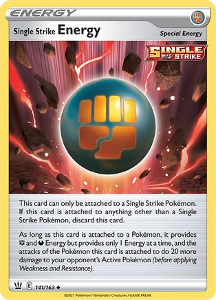 Single Strike Energy 141  - Reverse Holofoil  - Uncommon