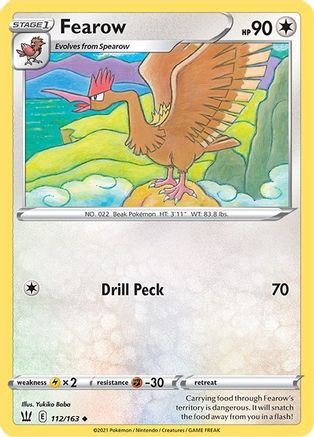 Fearow 112  - Reverse Holofoil  - Uncommon