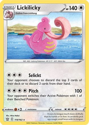 Lickilicky 114  - Reverse Holofoil  - Rare