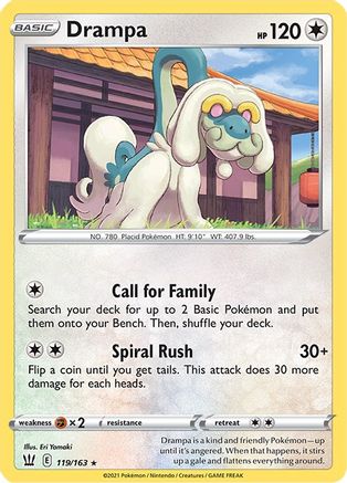 Drampa 119  - Reverse Holofoil  - Rare