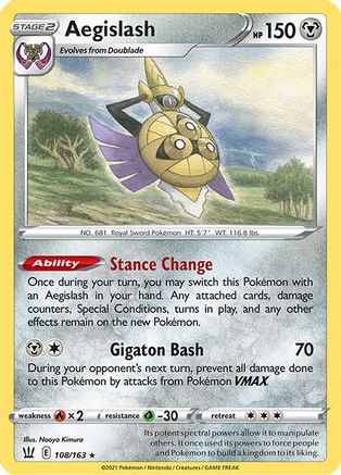Aegislash (108) (108) 108   - Rare