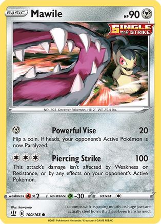 Mawile 100  - Reverse Holofoil  - Common
