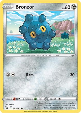 Bronzor 101  - Reverse Holofoil  - Common