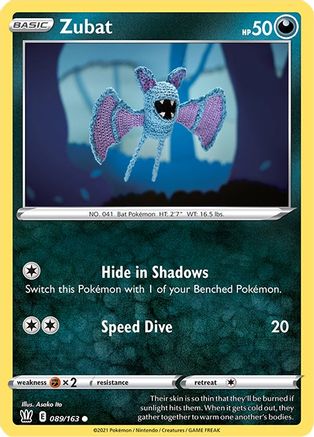Zubat 089  - Reverse Holofoil  - Common