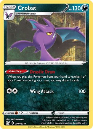 Crobat 091  - Holofoil  - Holo Rare