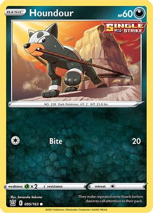 Houndour 095  - Reverse Holofoil  - Common