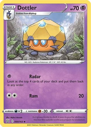 Dottler 064/163  - Reverse Holofoil  - Uncommon