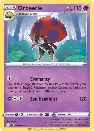 Orbeetle 065  - Reverse Holofoil  - Holo Rare