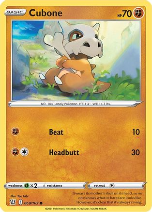 Cubone 069   - Common