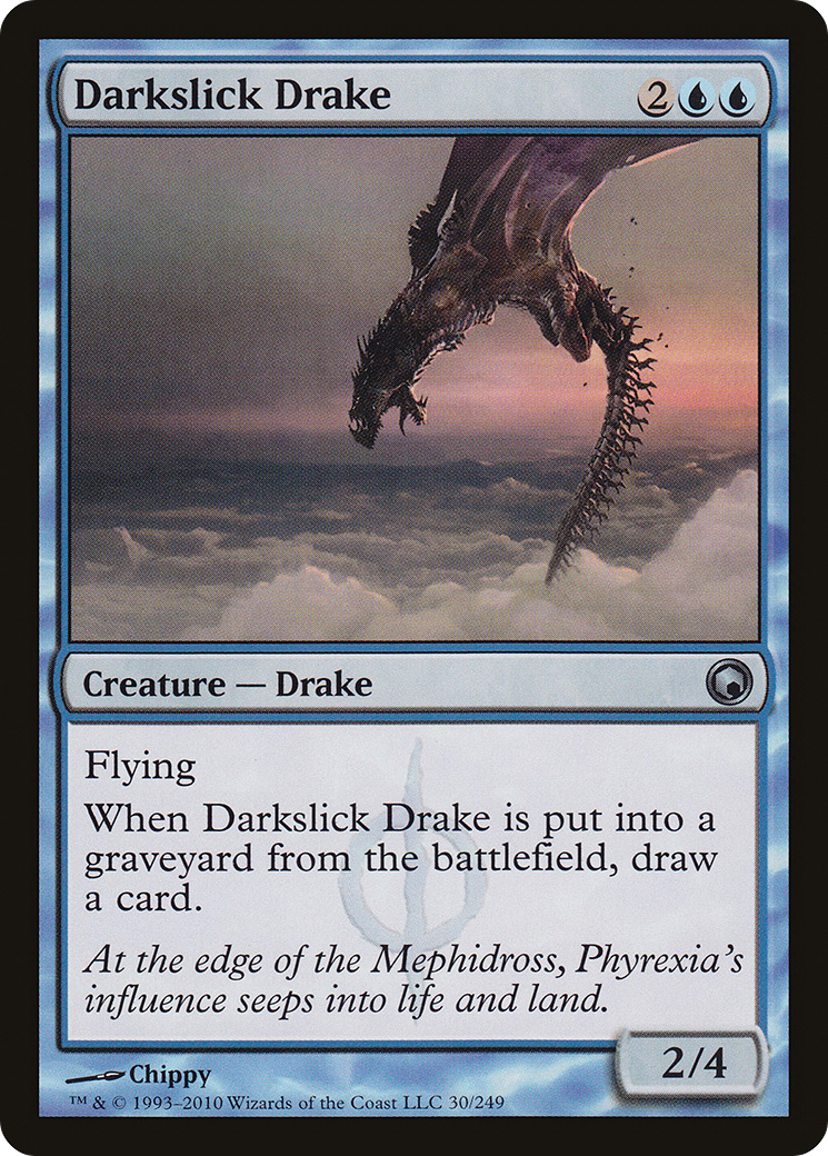 Darkslick Drake (SOM-030)  Foil