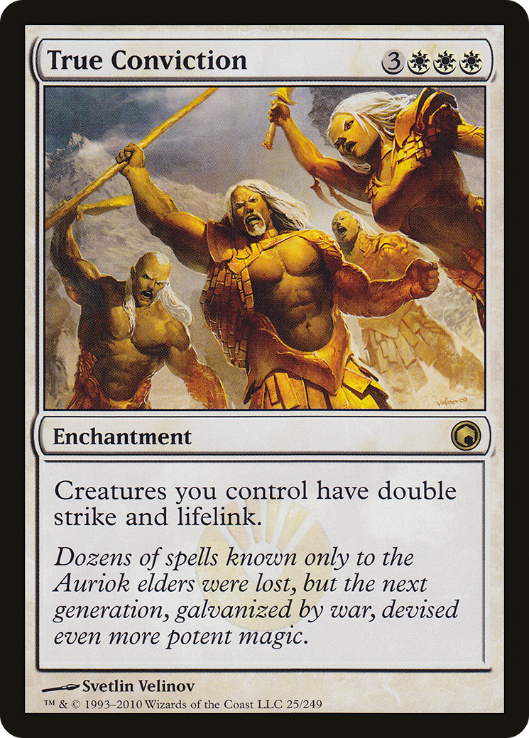 True Conviction (SOM-025)  Foil