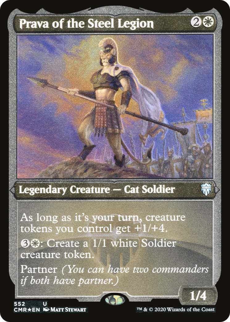 Prava of the Steel Legion (Foil Etched) (CMR-552)  Foil