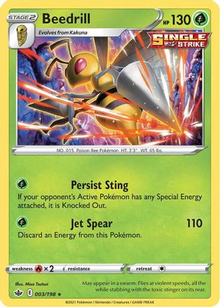 Beedrill 003  - Holofoil  - Holo Rare
