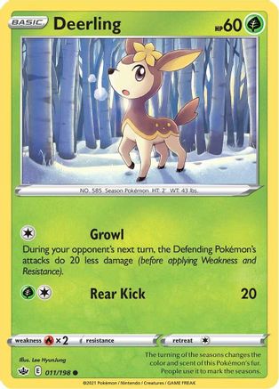 Deerling 011  - Reverse Holofoil  - Common