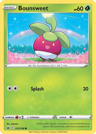 Bounsweet 013  - Reverse Holofoil  - Common