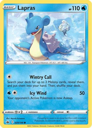 Lapras 029  - Reverse Holofoil  - Common