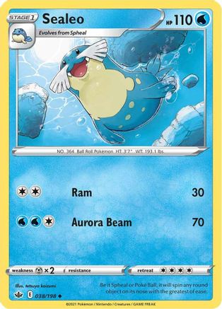 Sealeo 038  - Reverse Holofoil  - Uncommon