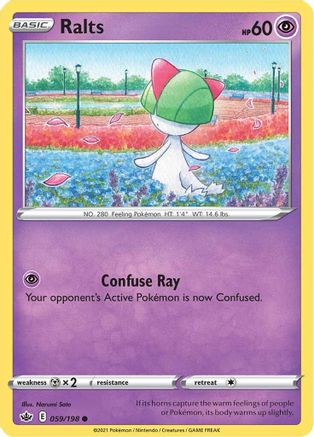 Ralts 059  - Reverse Holofoil  - Common