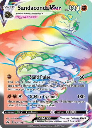 Sandaconda VMAX (Secret) 206  - Holofoil  - Secret Rare