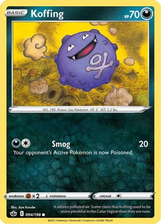 Koffing 094  - Reverse Holofoil  - Common
