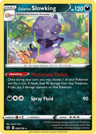 Galarian Slowking 098  - Reverse Holofoil  - Holo Rare