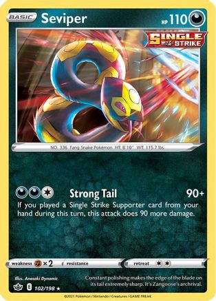 Seviper 102   - Rare
