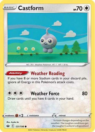 Castform 121   - Common