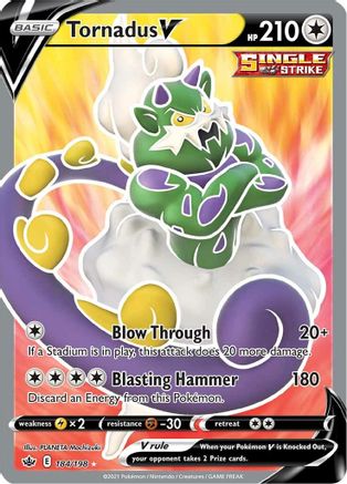 Tornadus V (Full Art) 184/198  - Holofoil  - Ultra Rare