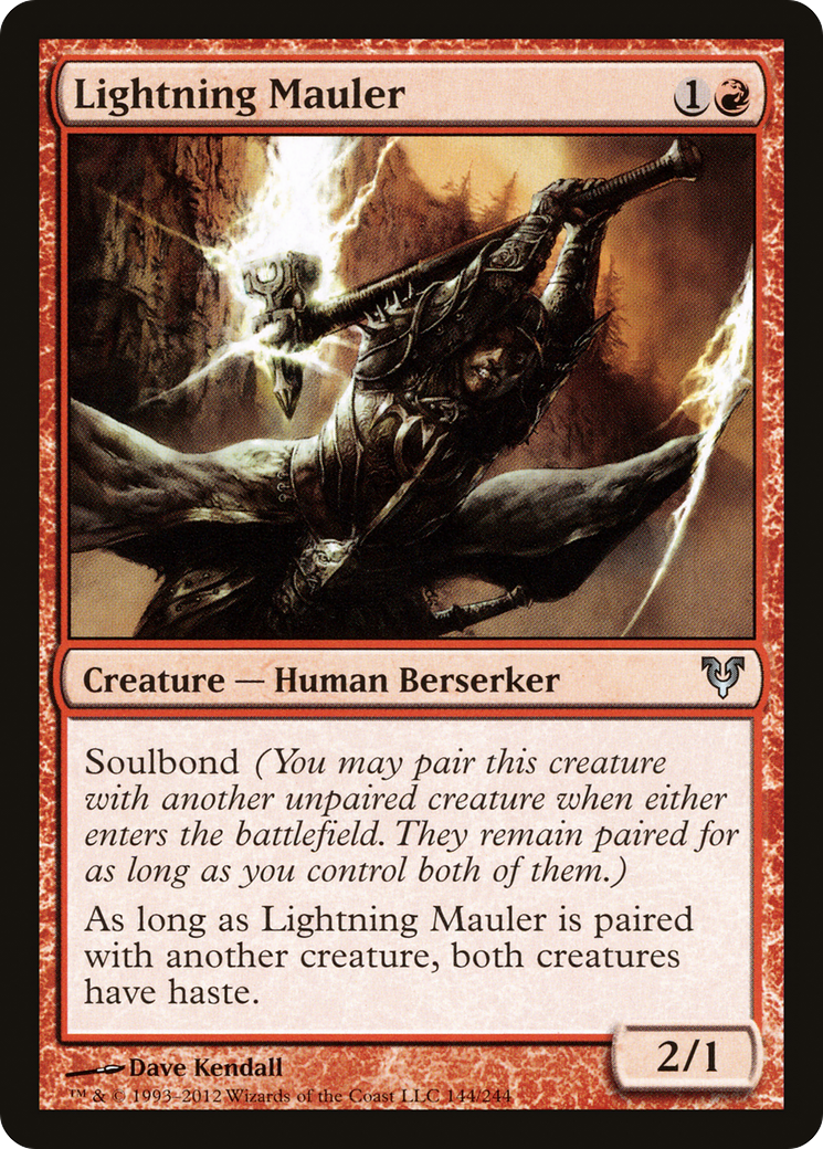 Lightning Mauler (AVR-144)  Foil