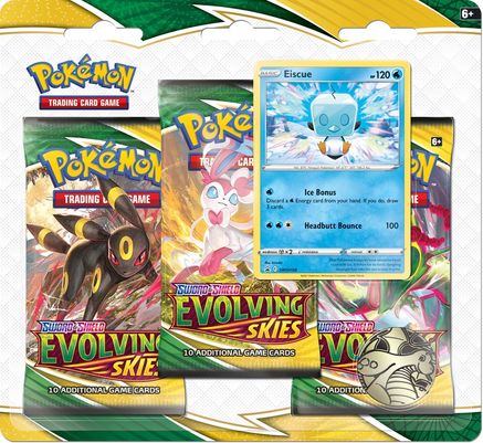 Evolving Skies 3 Pack Blister [Eiscue]