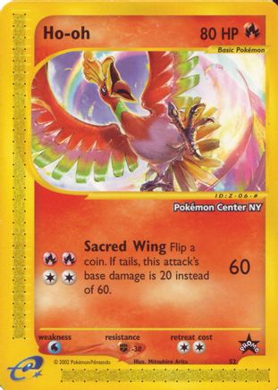 Ho-oh [Pokemon Center NY] - 52 - Promo