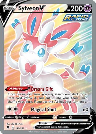 Sylveon V (Full Art) 183  - Holofoil  - Ultra Rare