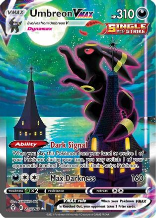 Umbreon VMAX (Alternate Art Secret) 215  - Holofoil  - Secret Rare