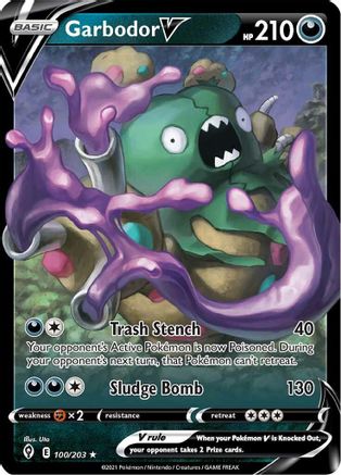 Garbodor V 100  - Holofoil  - Ultra Rare