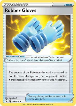 Rubber Gloves 156  - Reverse Holofoil  - Uncommon