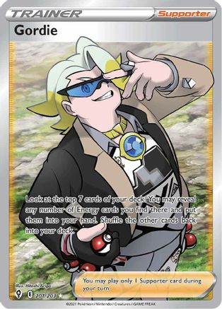 Gordie (Full Art) 201  - Holofoil  - Ultra Rare