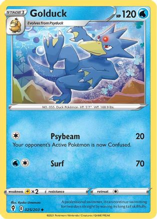Golduck 025   - Uncommon
