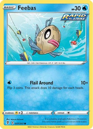 Feebas 037  - Reverse Holofoil  - Common