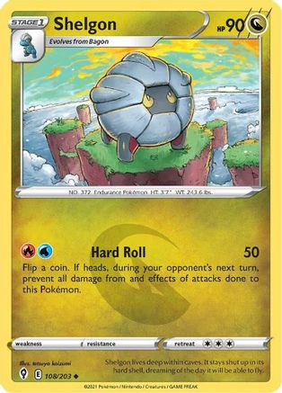 Shelgon 108  - Reverse Holofoil  - Uncommon